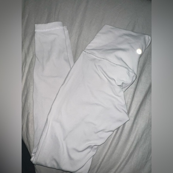 Lululemon leggings in color chrome, size 4!! - Picture 2 of 2
